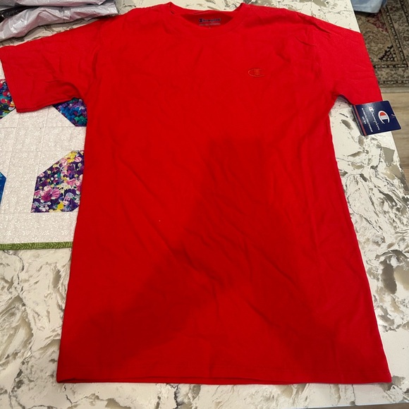 Champion Men's Vibrant Red Tee - Picture 2 of 5